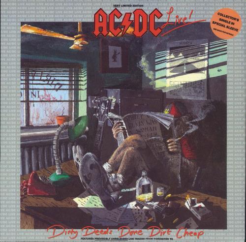 AC/DC Dirty Deeds Done Dirt Cheap UK 12